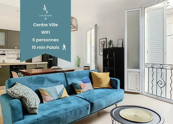 Saint Jean - 6 Pers 90M2 - 15 Min Palais - Climatise